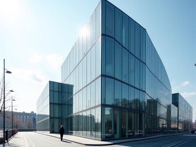 Sudut pandangan unik sebuah bangunan moden