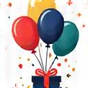 Ikon belon dan hadiah untuk fotografi acara