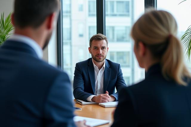 Profesional mengambil gambar mesyuarat korporat
