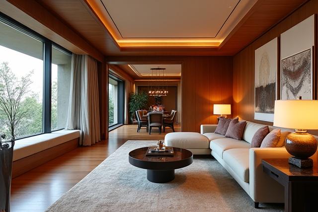 Dalaman rumah yang mewah